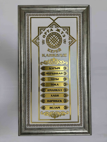 Сувенирная рамка Шежіре (7 ата)