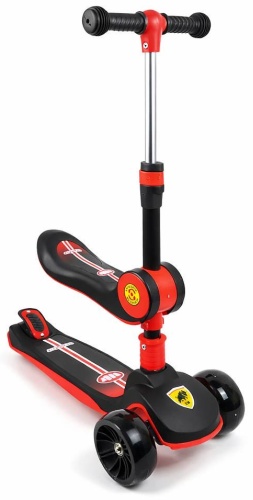Самокат ZOZY TOYZ Детский самокат-беговел 2 в 1 мультиколор