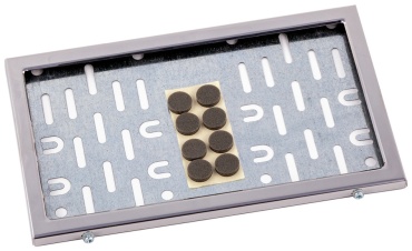 Рамка для номера Dollex SPL1A33 хром