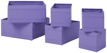 Aruna Store органайзер для нижнего белья фиолетовый, 6 шт