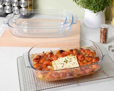 Форма для выпечки, для запекания Pyrex стекло, 1 шт