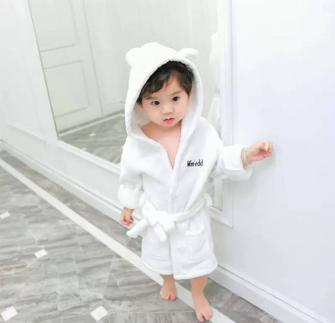 Хлопковый халат NursStore белый