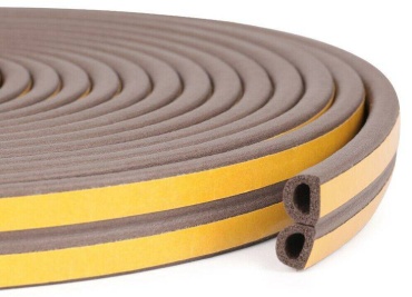 Оконный уплотнитель Xpert, вспененная резина EPDM 1 м x 9 мм