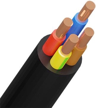 Кабель ВВГнг 4x10, 1 м