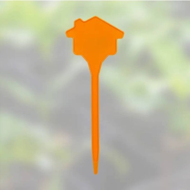 Табличка GreenArt садовая для маркировки растений оранжевый 20 шт
