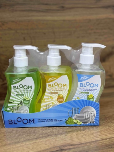Bloom гель Средство для мытья посуды, фруктов и овощей 1.5 л 1.5 кг