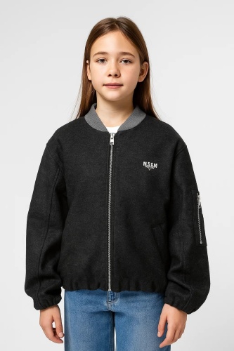 Бомбер MSGM KID черный