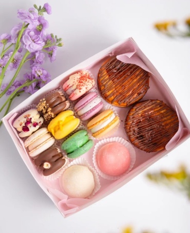 Bon macarons Набор чайный 20*25см