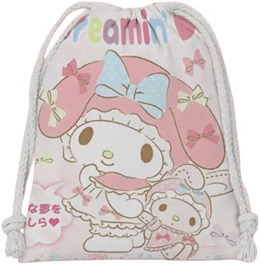 Hello Kitty мешок универсальный белый, розовый, 1 шт