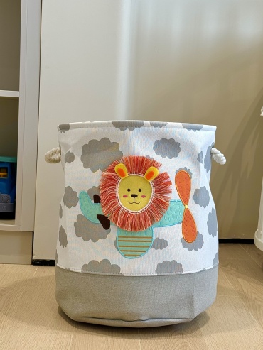 Корзина универсальная 35x35x40 см, текстиль
