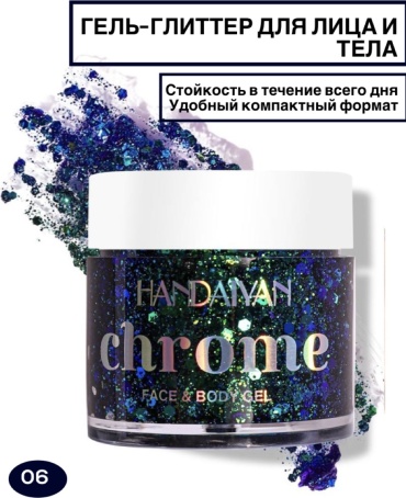 HANDAIYAN глиттер гелевые 6971690681753 06