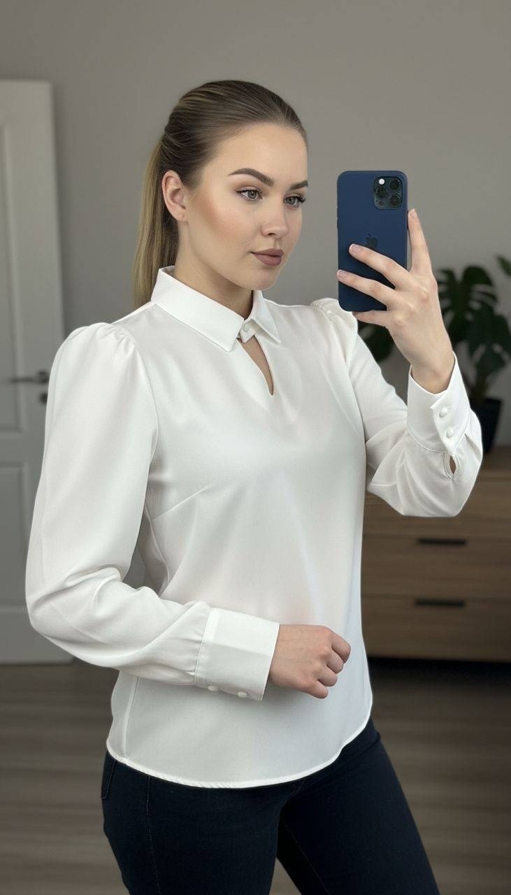 белый