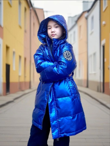 Зимняя куртка Yixin синий