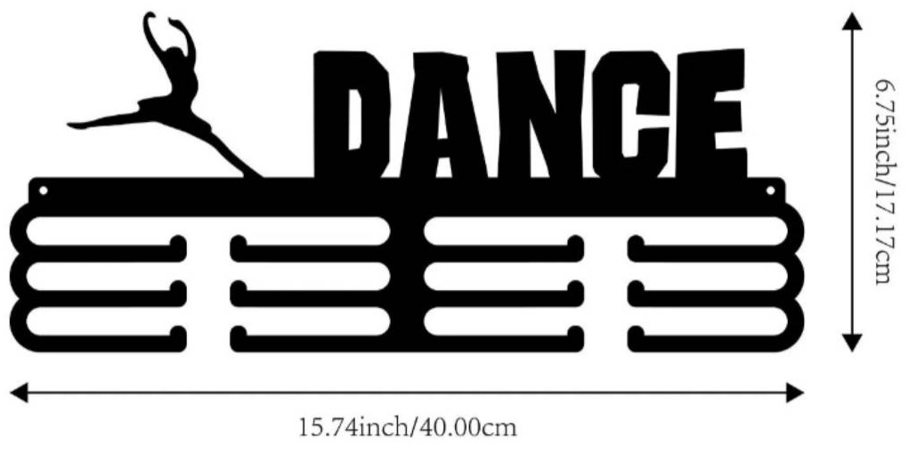 Медальница DANCE, металл