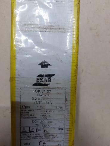 ESAB ok esab 61.30, для ручной дуговой сварки