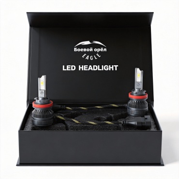EAGLE H11-LED/6000K55W светодиодная H11, 2 шт