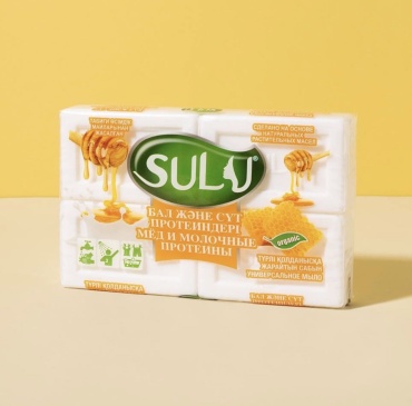 Кусковое мыло туалетное SULU SULU 4 шт