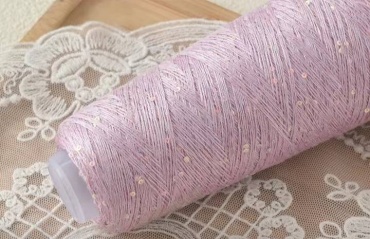 Пряжа с микропайетками 1мм