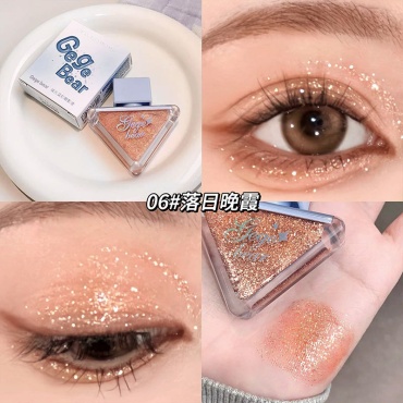 Gege Bear Flash Eyeshadow подводка коричневый 06 Закат