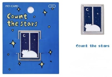 Закладки Count the stars, металл, 1 шт