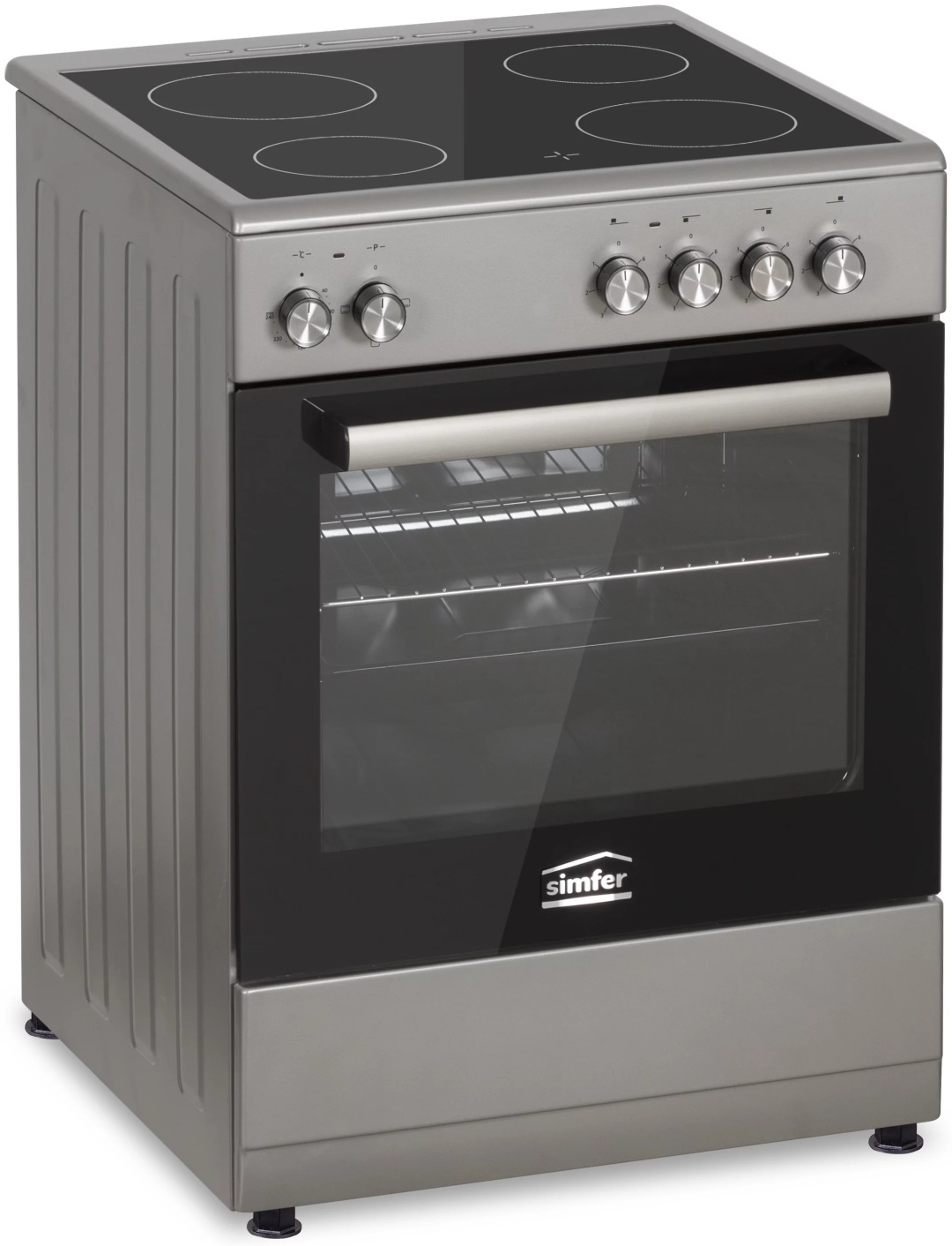 Кухонная плита Simfer F66VM04002 серебристый