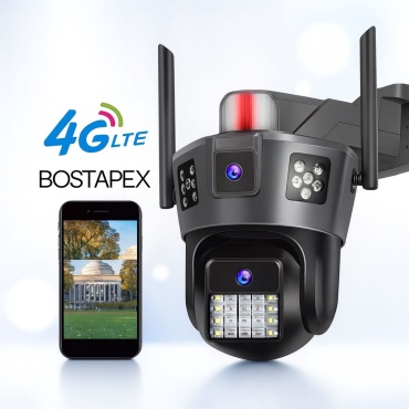 BOSTAPEX камера видеонаблюдения 4G LTE SD3SD32, 6MP, расширение 2304x1296