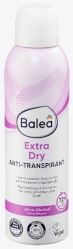 Balea Дезодорант/Антиперспирант Extra Dry дезодорант-антиперспирант для женщин 200 мл