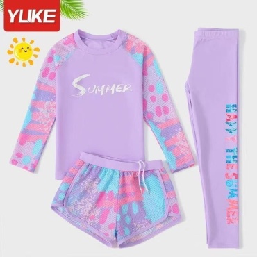 Раздельный купальник YLIKE сиреневый