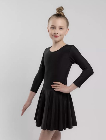 Купальник 30390528_944906497 Купальник для девочек гимнастка черный 170
