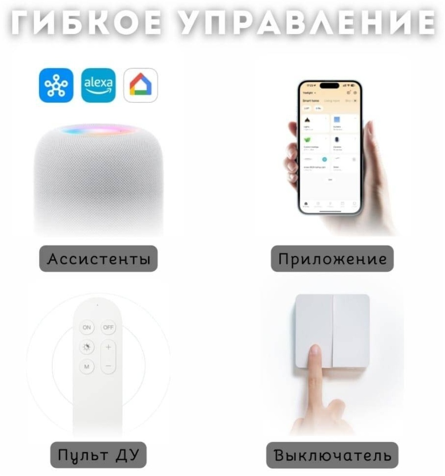 Светильник потолочный ESNCO LED 120 Вт белый