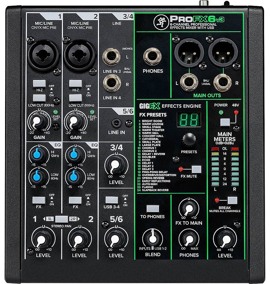 Микшерный пульт Mackie ProFX6v3