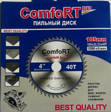 Пильный диск по дереву 30386075_583776823, 105x22.23 мм, 40Т