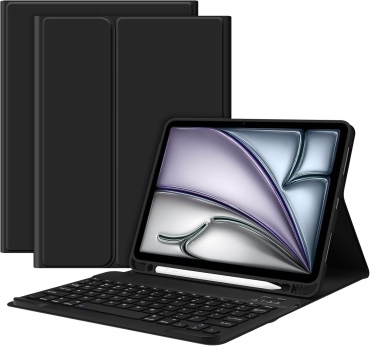 Чехол DEPREMIOS для Samsung Galaxy Tab S9, Galaxy Tab S9 FE, Galaxy Tab S10 FE 11 дюйм черный