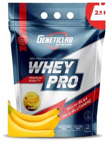 Geneticlab Nutrition Whey pro банан 2100 г