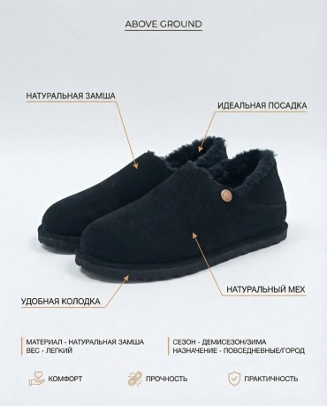 Полуботинки Birken черный