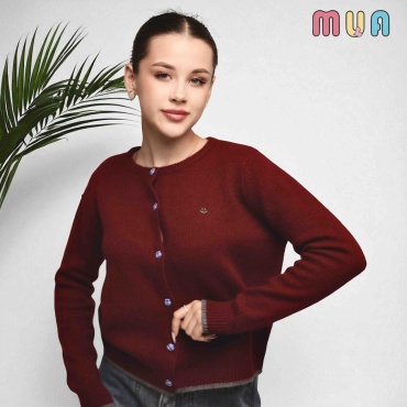 Кардиган MUA бордовый