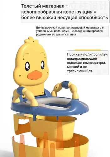 Горшок 12GO желтый