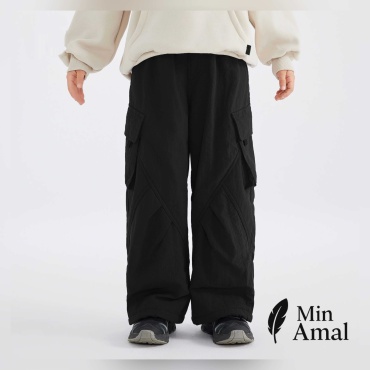 Утепленные брюки min Amal черный