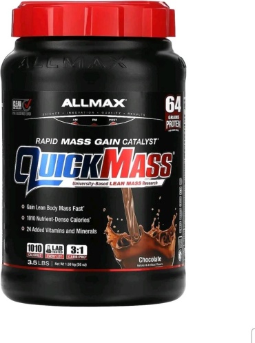 Гейнер ALLMAX ALLMAX QuickMass Rapid Mass Gain Catalyst Chocolade 1590 г