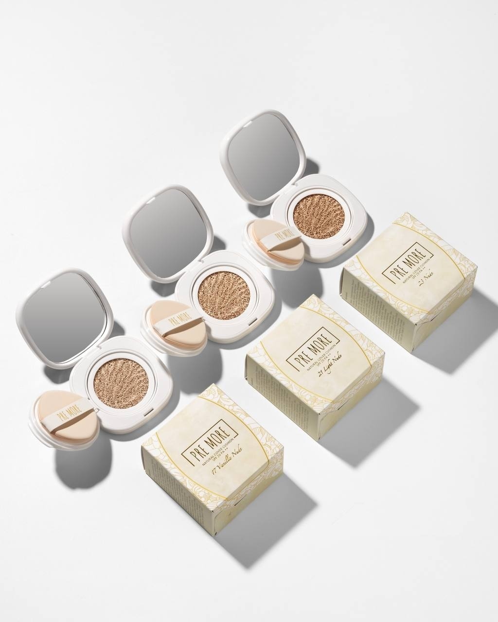 PRE MORE Natural Cover SPF20 кушон 21 Light Nude 12 г