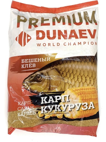 Dunaev Прикормка “DUNAEV-PREMIUM” карп кукуруза Кукуруза 1 кг