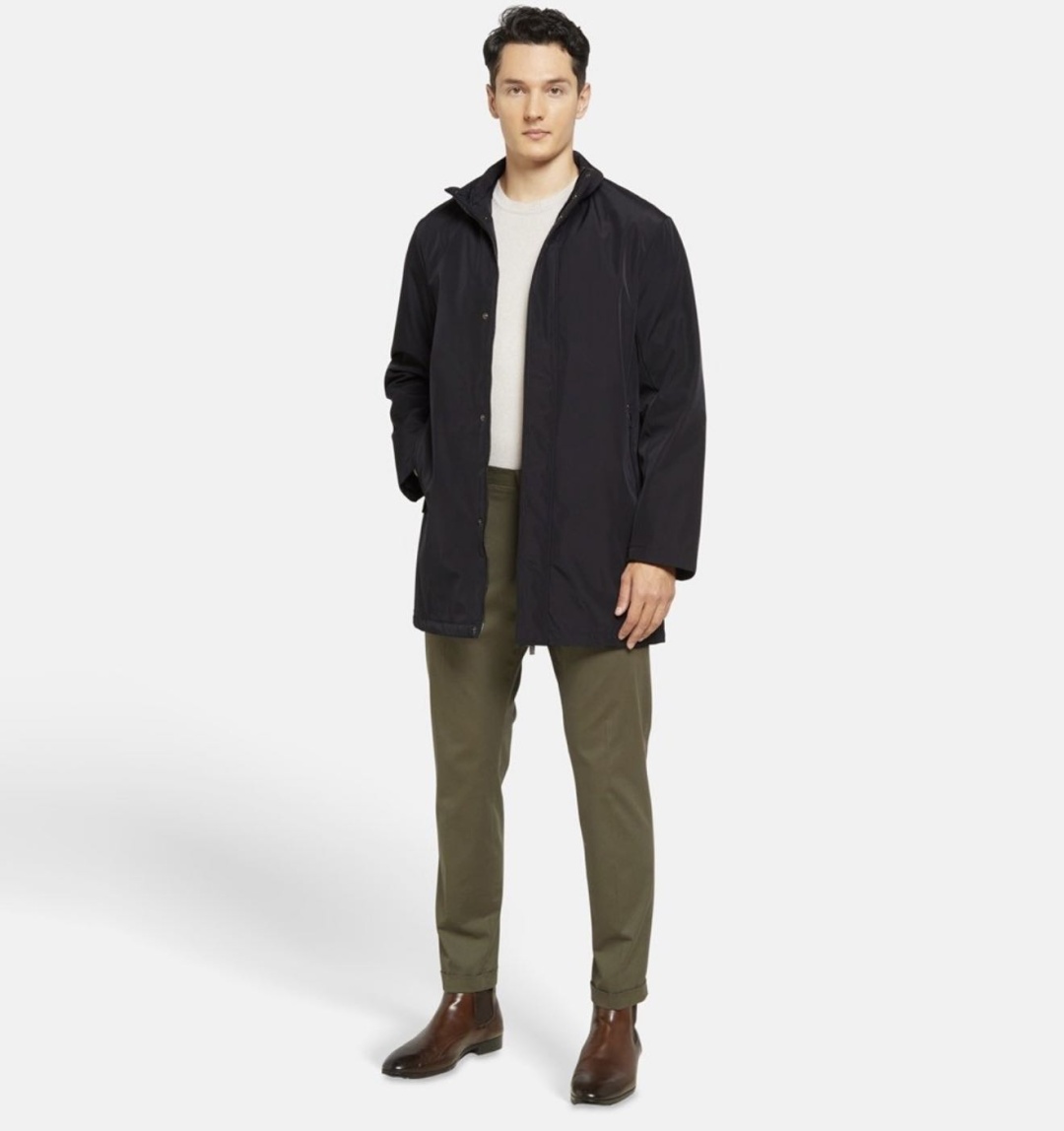 Плащ Armani Exchange синий