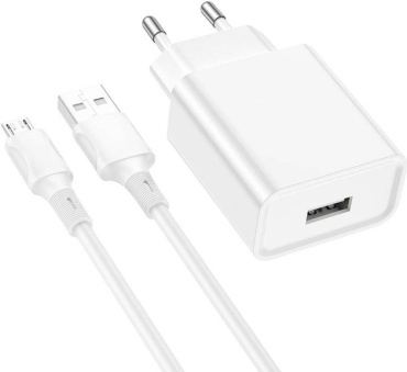 Зарядное устройство 2022 зарядное устройство Star Max micro USB 3 Вт белый