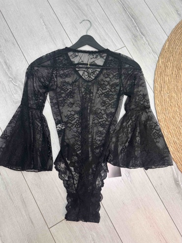 Боди-лонгслив NEW LINE черный