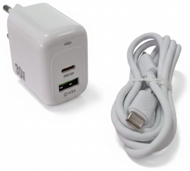 Hoco CS55A USB Type-C, USB 30 Вт белый