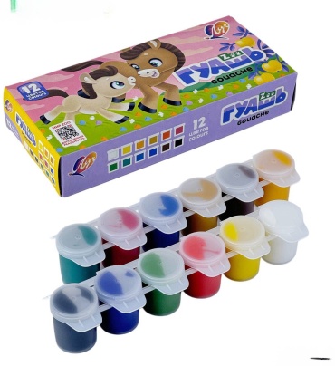 Гуаш Луч Zoo 12 цветов