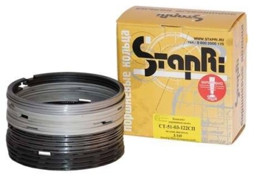 StapRi кольца поршневые СТ-51-03–122СП
