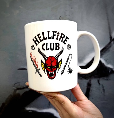 Кружка Hellfire Club Очень Странные дела, 250 мл, керамика, 1 шт.