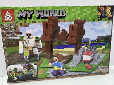 Конструктор My world , деталей 125 шт
