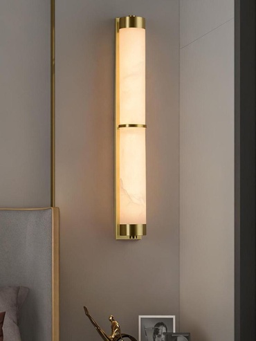 Бра настенный LED, золотистый, белый